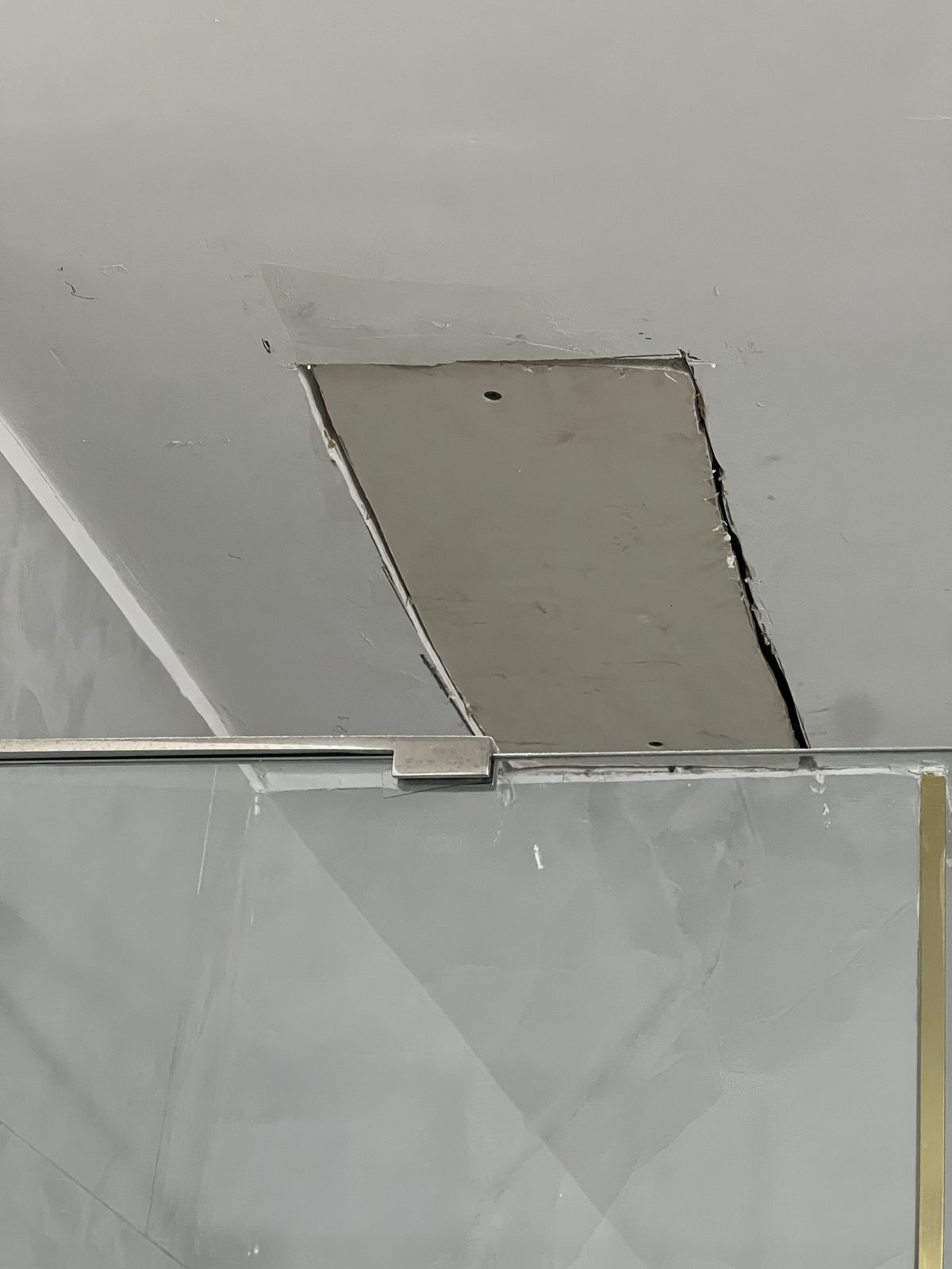 Drywall patch work
